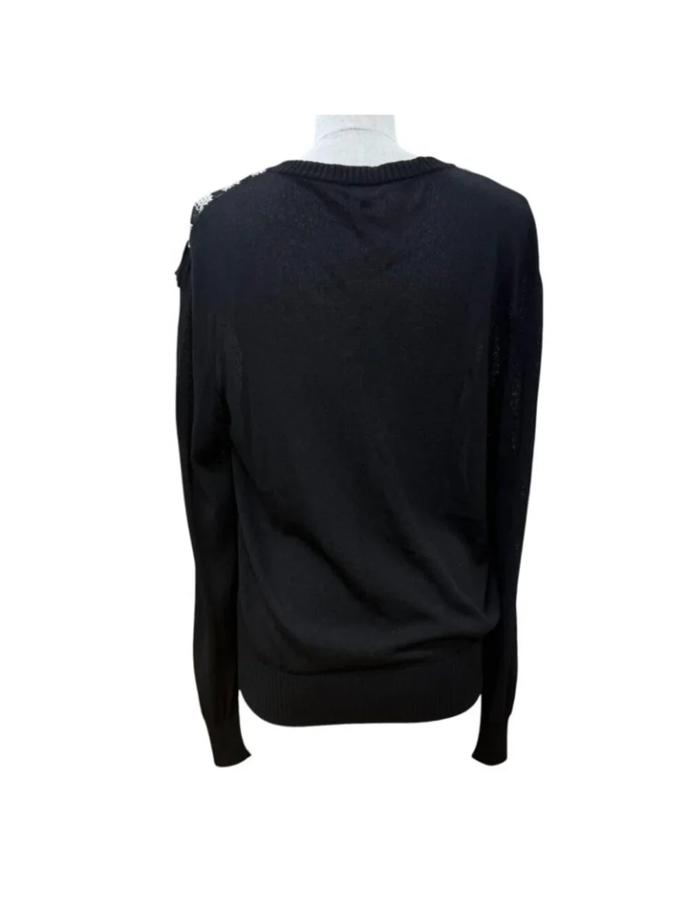 Chanel Front Cardigan Black